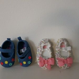 Baby girl Carters shoes two pairs